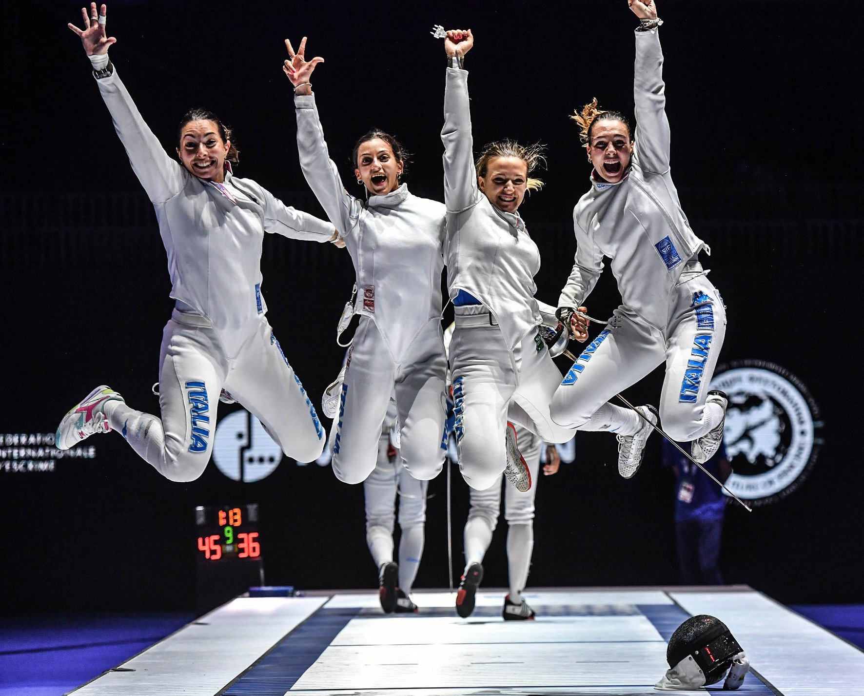Teams events at World Championships started