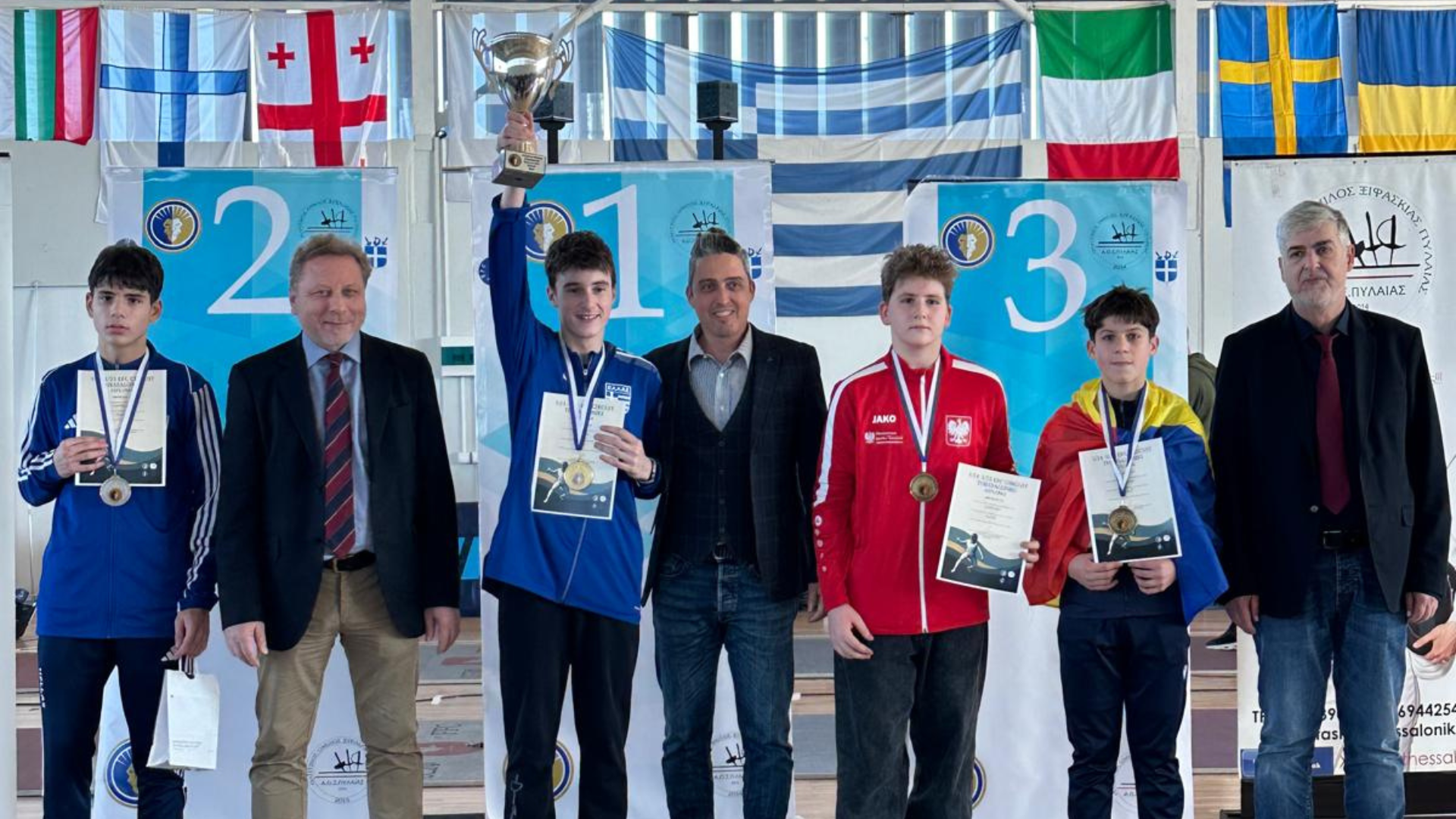 Thessaloniki Crowns Youth Champions