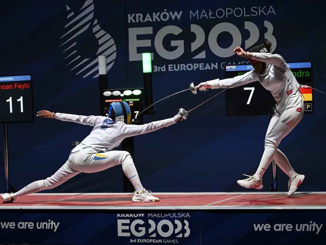 Today's women's epee and men's foil programme